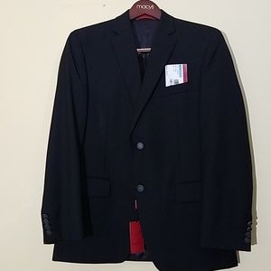 Flawed NWT Alfani Men's Black Wool Blazer 40S